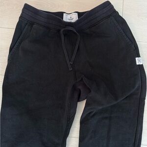 Reigning Champ Jogger Sweatpants Black Heavy Thick Cotton